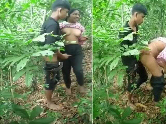 Bangladeshi Girl Standing Fuck In Jungle