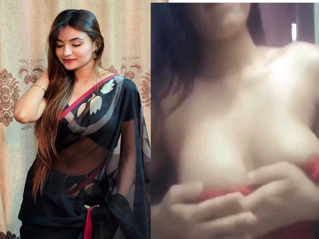 Rajkot Sexy Figure Desi Boobs Press Viral Clip