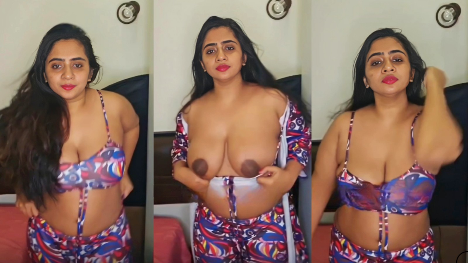 Mallu BBW Model Nila Nambiar Nude Dance Showing Big Ass On Tango Live