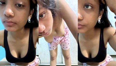 Cute Naughty Busty Desi Gf Selfshot Striping Video