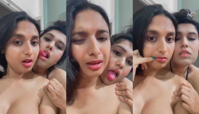 Two Indian beautiful girls ki lesbian sex video