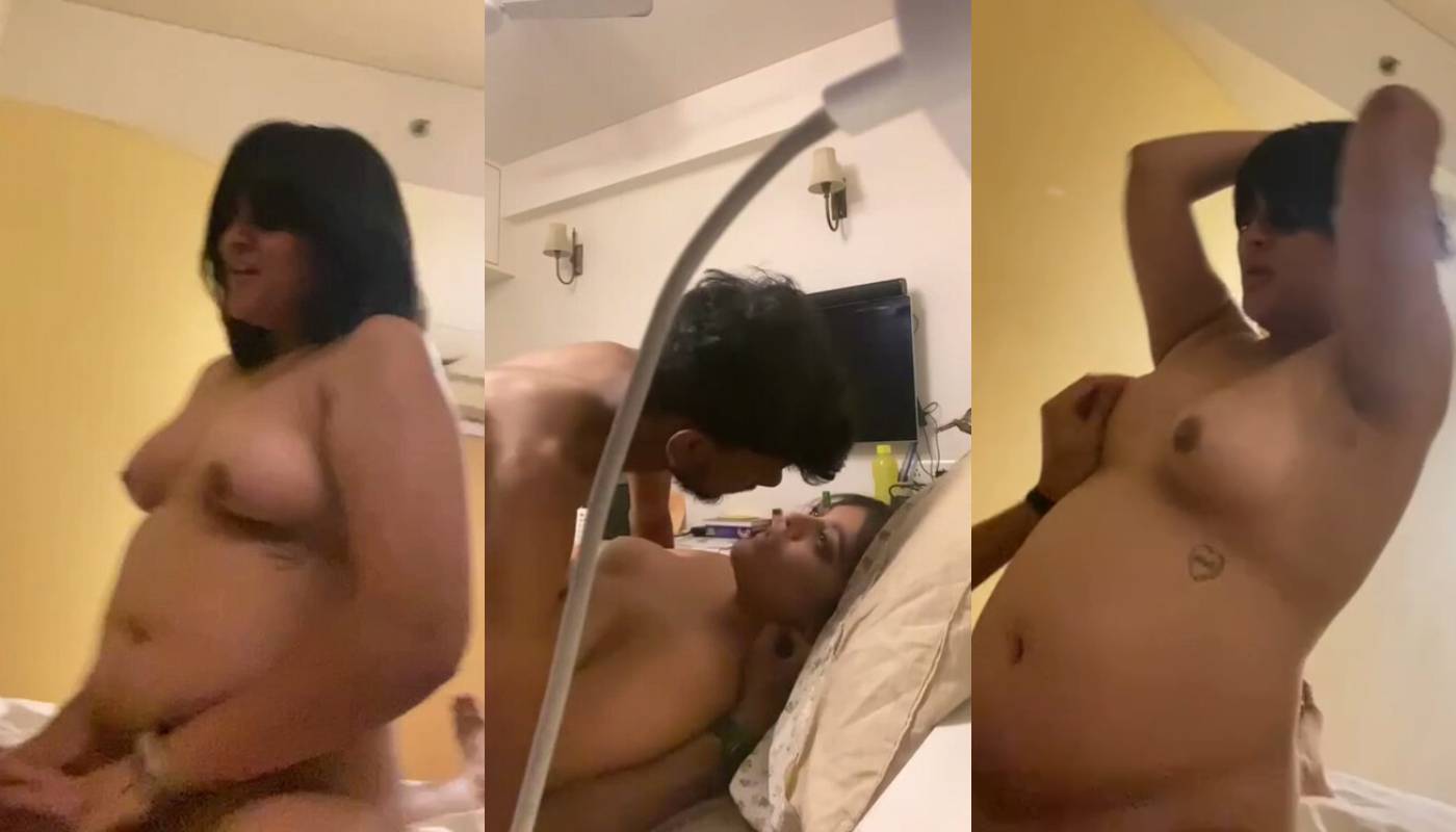 Horny babe riding