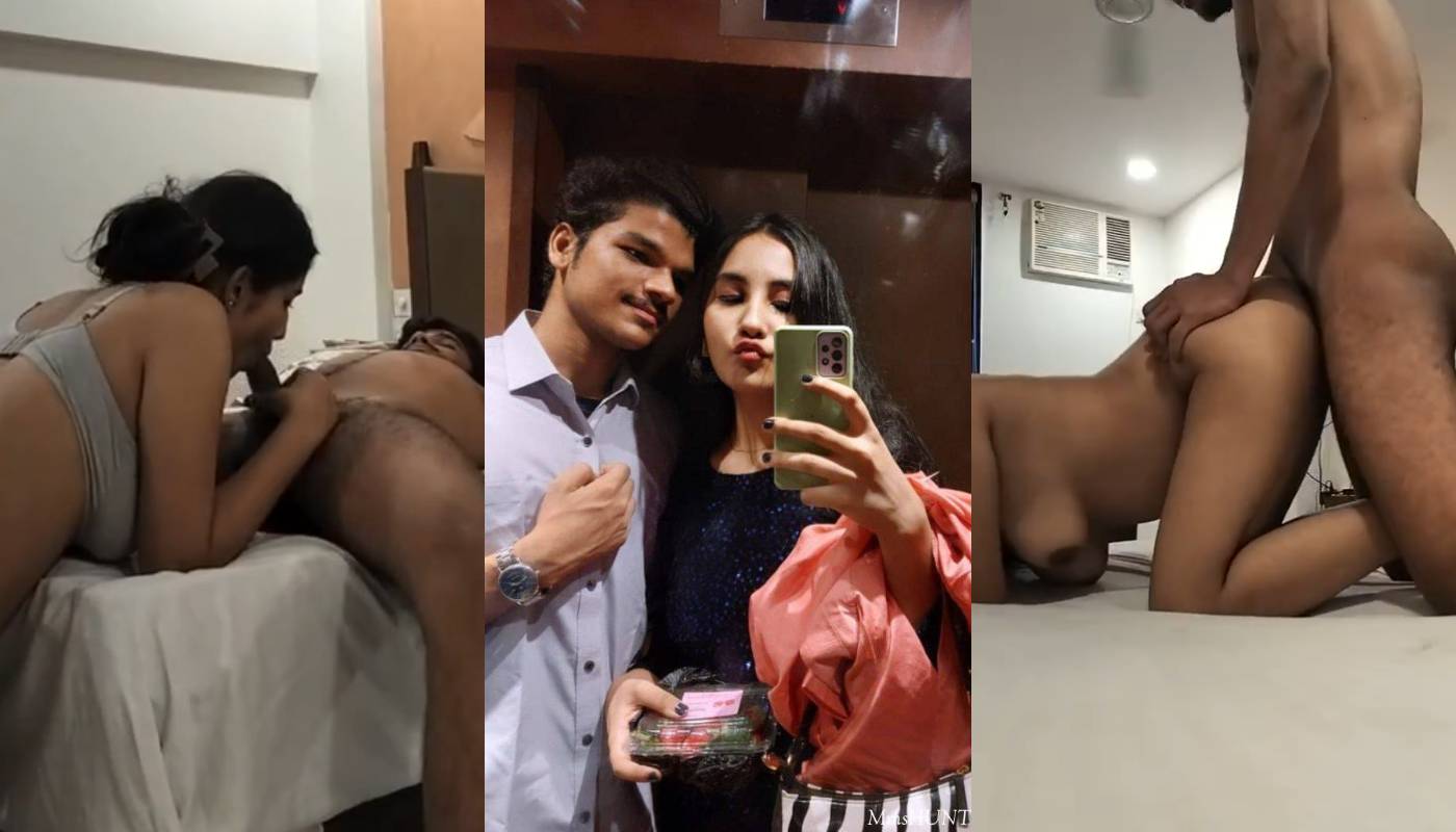 Indian Girl Sucking Boyfriend Dick Giving Deepthroat Painful Fucking Loud Moaning
