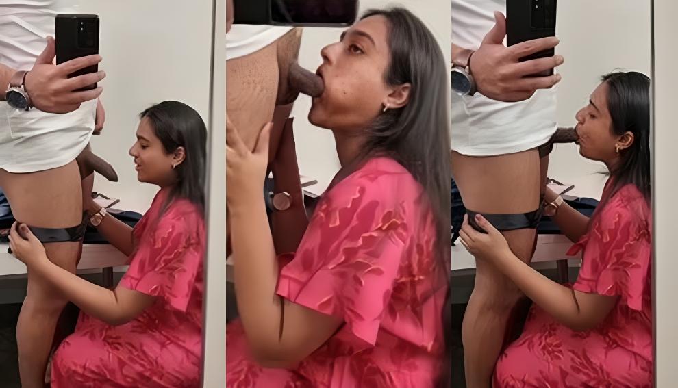 Beautiful Wife Nude Captured Giving Blowjob Taking Cum On Boobs