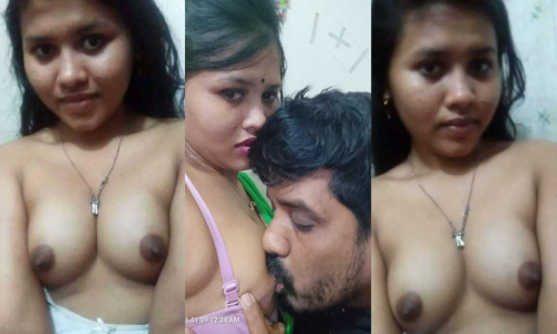 Desi Cute Slim Gf Showing Round Boobs on Vc