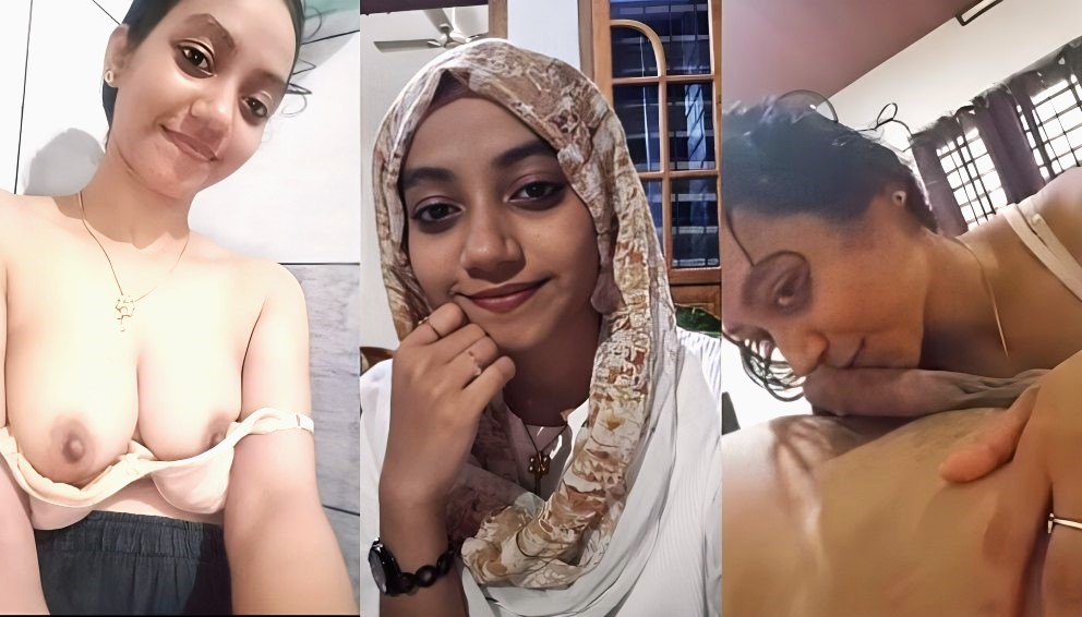 Mallu newly married couple blowjob and boobs sucking romance